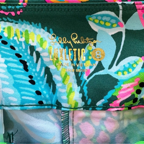 Lilly Pulitzer Corso Sunshine Jungle 28" Women's Golf Pants - Picture 6 of 9